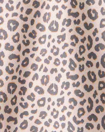 Baby Girl Leopard Print Long-Sleeve Top - Brown, 