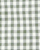 Toddler Boy Long-Sleeve Plaid Button Down Shirt - Green, image 2 of 3 slides