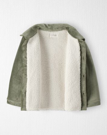 Toddler Boy Recycled Ribbed Velour Jacket, 