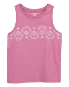 Kid 2-Piece Shell Vintage Muscle Tank & Golf Skort Set - Purple/Ivory
, image 2 of 6 slides