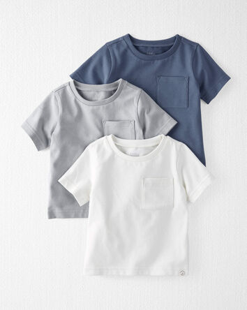 Baby 3-Pack Organic Cotton Tees, 