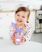 Zoo Stainless Steel Little Kid Straw Bottle, image 6 of 6 slides