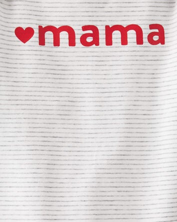 Baby Organic Cotton Mama Bodysuit, 