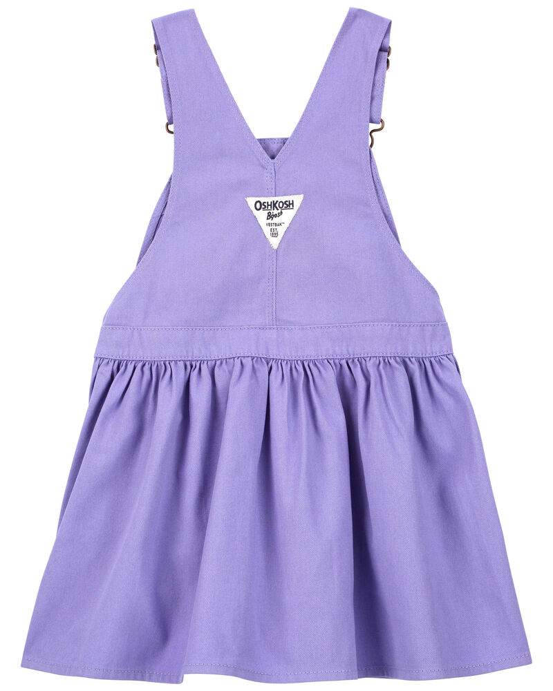 Toddler Tie-Front Jumper Dress, image 2 of 4 slides