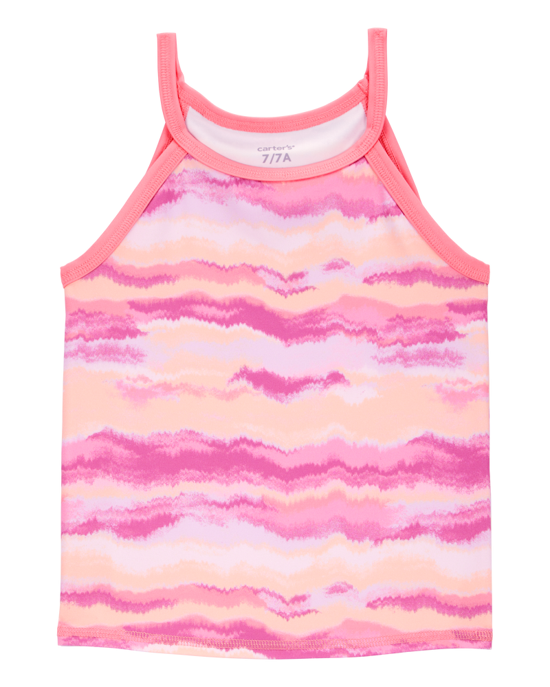 Kid Cloud-Dye Print Sleeveless Tank - Pink, image 1 of 3 slides