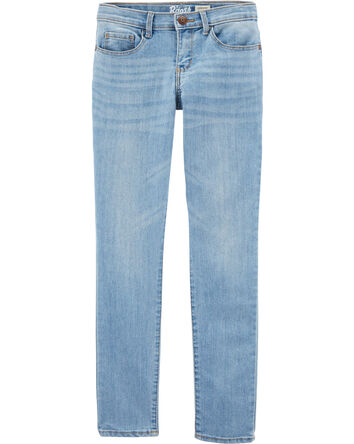 Light Blue Wash Super Skinny-Leg Jeans, 