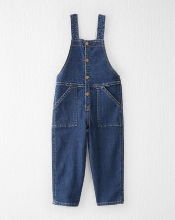 Toddler Denim Overalls Made With Organic Cotton, 