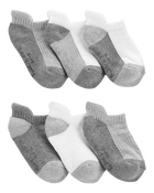 Toddler 6-Pack No-Show Socks, image 1 of 2 slides