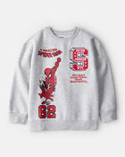 Boys ©Marvel Spider-Man Pullover Sweatshirt - Grey, image 1 of 4 slides