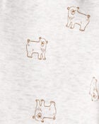 Toddler Boy Bear Print Long-Sleeve Tee & Pant Set - Brown, image 5 of 6 slides