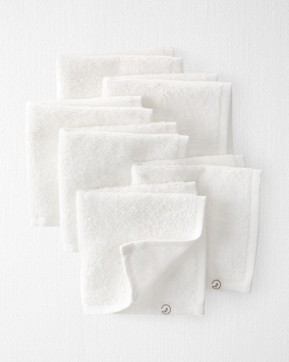 Cream Baby 6Pack Cotton Washcloths