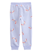 Toddler Butterfly Print Fleece Joggers, image 2 of 4 slides