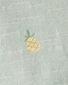 Baby Organic Cotton Pineapple-Print Tee, image 3 of 4 slides