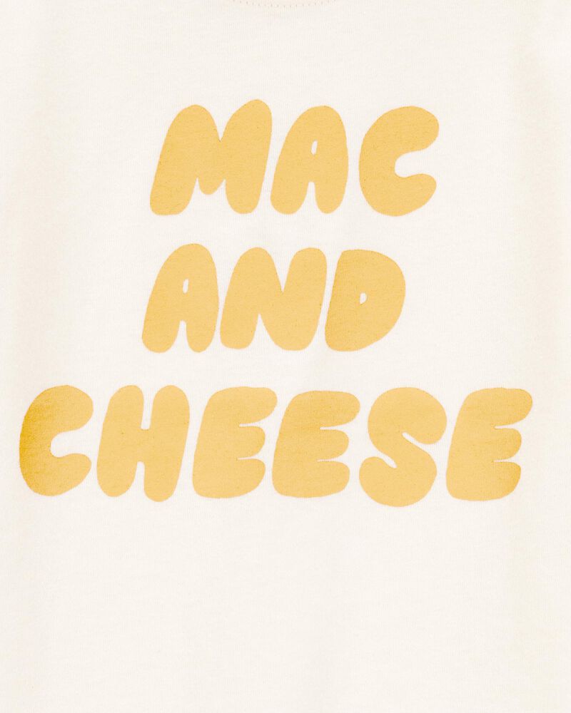 Toddler Mac & Cheese Short-Sleeve Graphic Tee - Ivory, image 2 of 2 slides