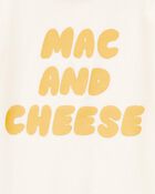 Toddler Mac & Cheese Short-Sleeve Graphic Tee - Ivory, image 2 of 2 slides
