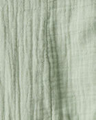 Baby Organic Cotton Gauze Overalls, image 4 of 6 slides