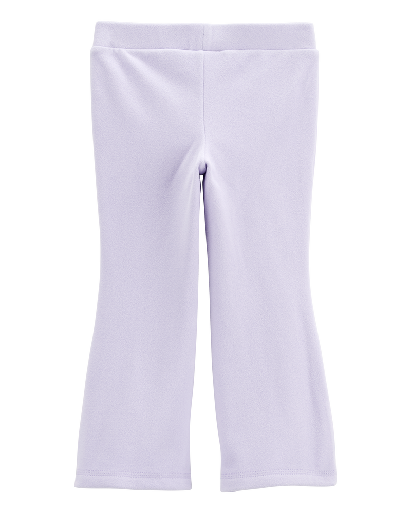 Toddler Flared-Leg Fleece Pants - Purple, image 4 of 6 slides