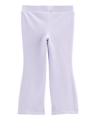 Toddler Flared-Leg Fleece Pants - Purple, image 4 of 6 slides