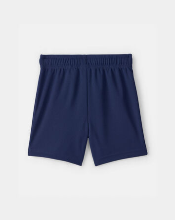 Toddler Boy Mesh Active Shorts - Blue, 
