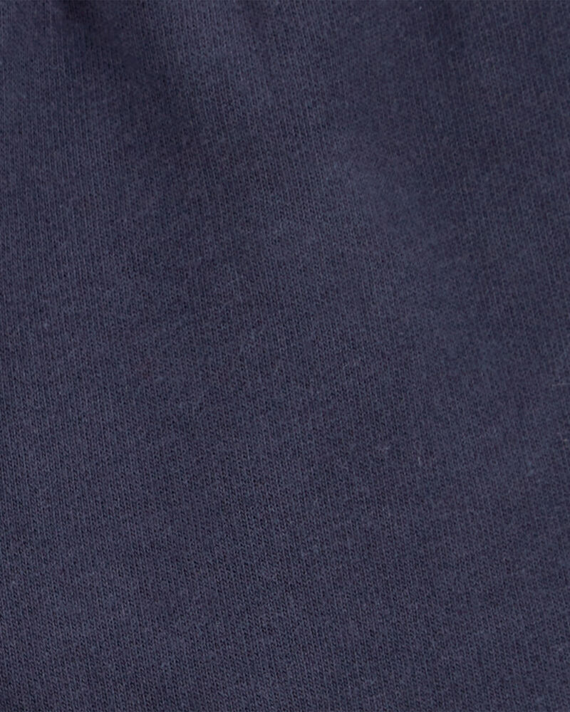 Baby Pull-On French Terry Shorts - Navy, image 3 of 4 slides