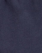 Baby Pull-On French Terry Shorts - Navy, image 3 of 4 slides