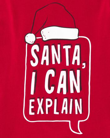 Toddler Santa, I Can Explain Graphic Tee, 