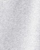 Boys Solid Fleece Drawstring Joggers - Grey, image 3 of 4 slides