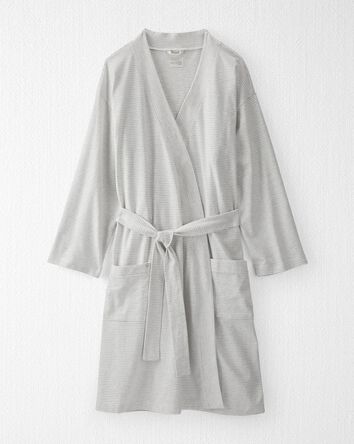 Adult Organic Cotton Jersey Robe, 