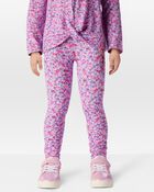 Toddler Knit Leggings - Floral, image 1 of 6 slides
