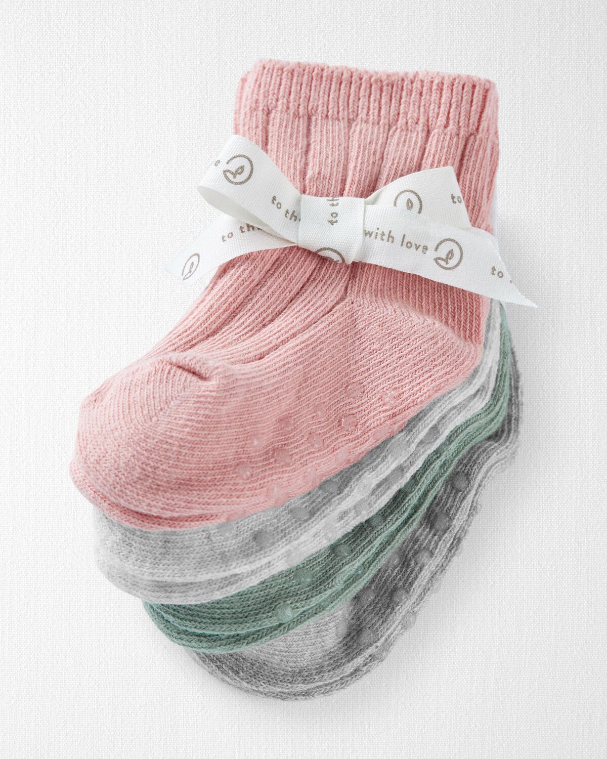 Grip Socks for Infants Toddlers Babies Kids Boys Girls 4pk 
