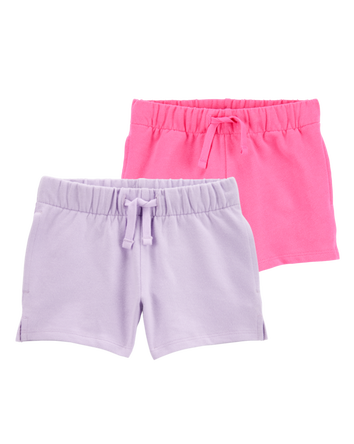 Baby 2-Pack Pull-On French Terry Shorts, 