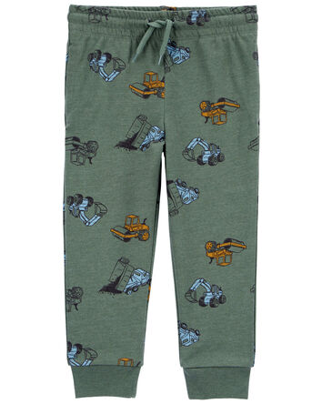 Toddler Construction Pull-On Joggers, 