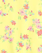 Toddler Floral Print 1-Piece Rashguard Swimsuit, image 2 of 3 slides