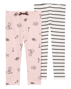 Toddler 2-Pack Printed Leggings Set, image 1 of 7 slides