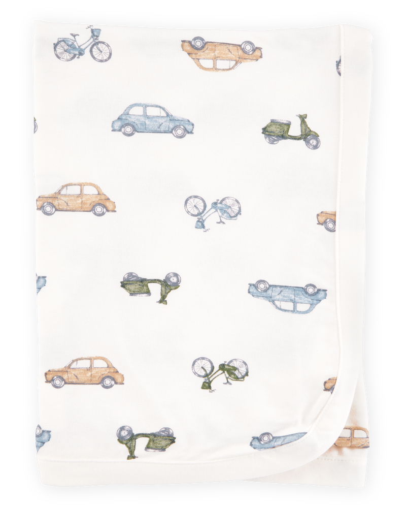 Baby Cars PurelySoft Blanket - Ivory, image 1 of 3 slides