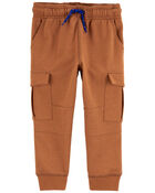 Baby Pull-On Knit Cargo Pants, image 1 of 5 slides