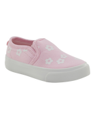 Toddler Slip-On Floral Sneakers - Pink, image 1 of 7 slides