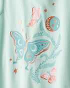 Kid 2-Pack Butterfly Moons Nightgowns, image 2 of 6 slides