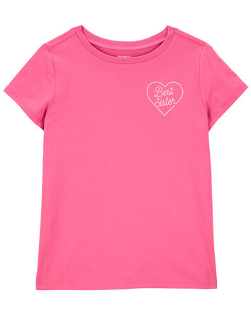 Toddler Best Sister Graphic Tee, 