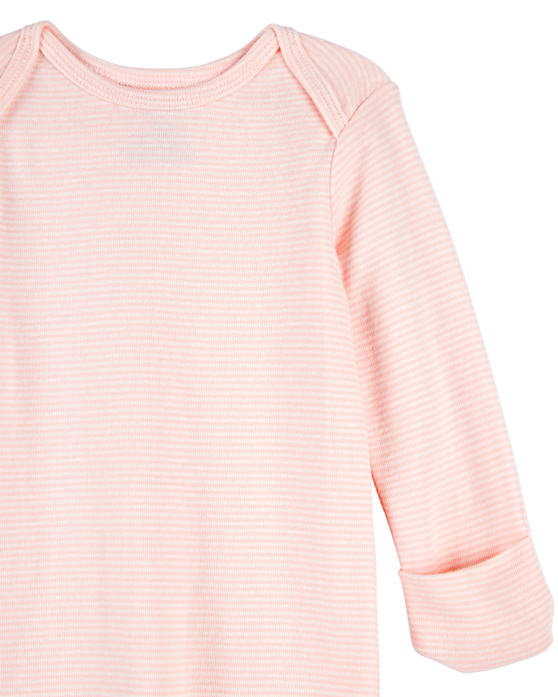Baby 2-Pack Sleeper Gowns - Pink, image 2 of 6 slides