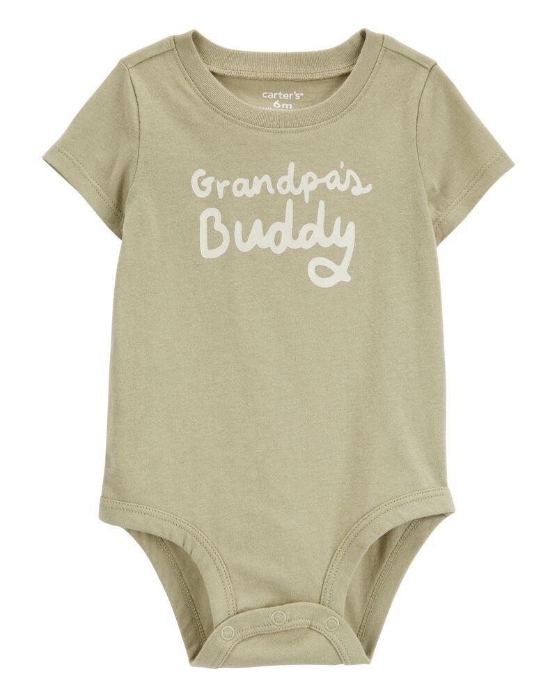 Grandpa's Buddy Short-Sleeve Bodysuit, image 1 of 3 slides