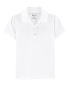 Toddler 2-Pack Pique Uniform Polo Shirts -  White, image 2 of 3 slides