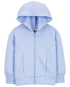 Active Zip-Up Hooded Jacket - Blue, image 1 of 3 slides