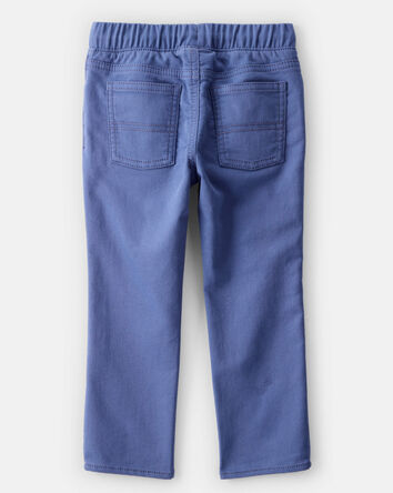 Toddler Boy Cotton Pull-On Fashion Pants -  Blue, 