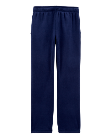 Kid Pull-On Fleece Cinched-Hem Pants, 