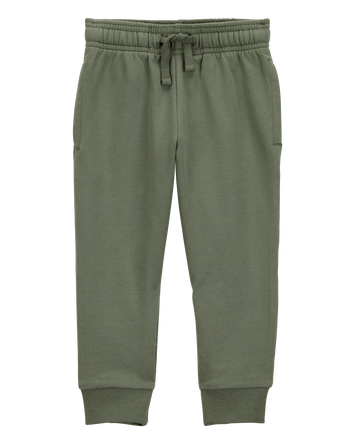 Toddler Pull-On Drawstring Joggers - Green, 