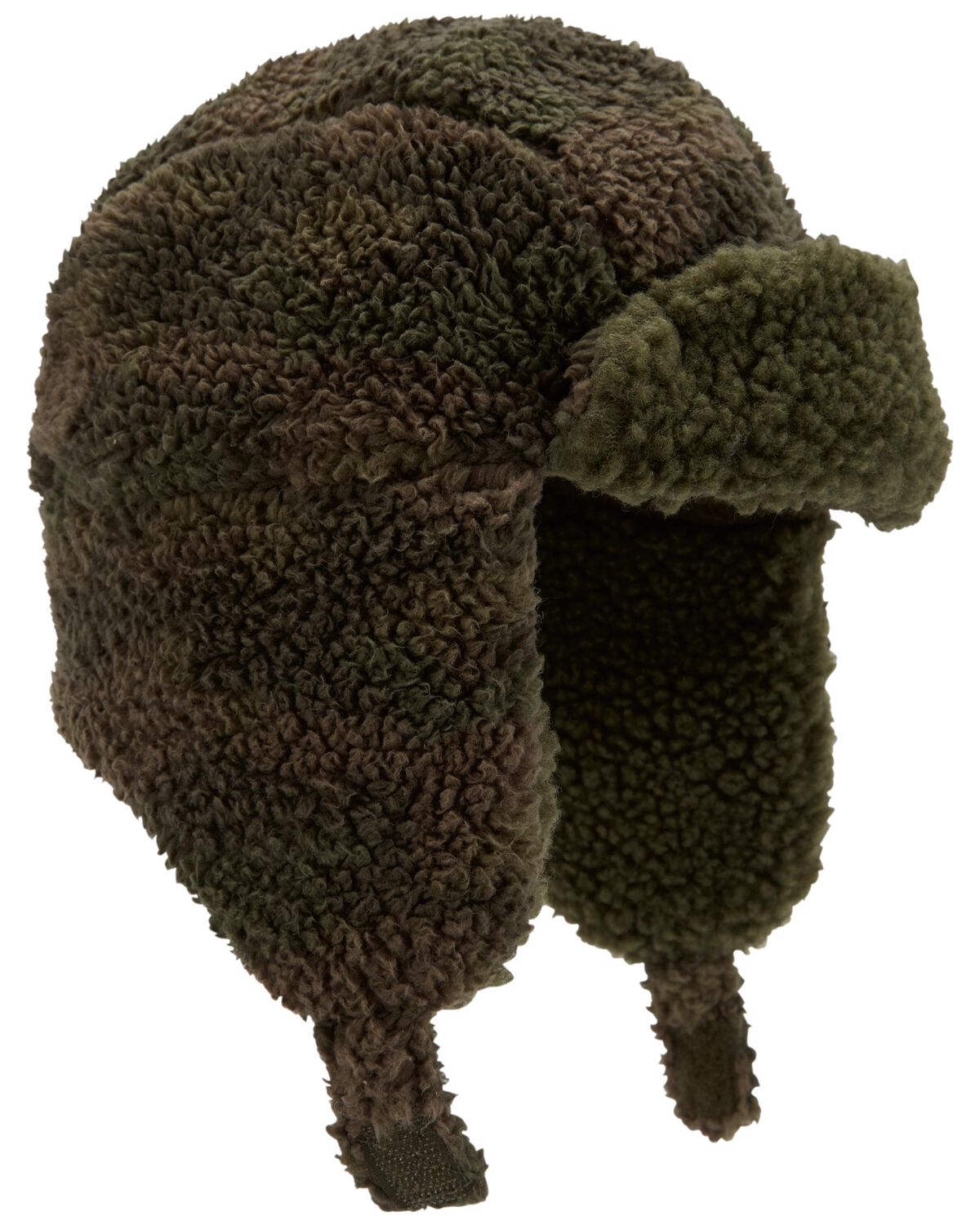 Brown Camo Toddler Camo Sherpa Trapper Hat
