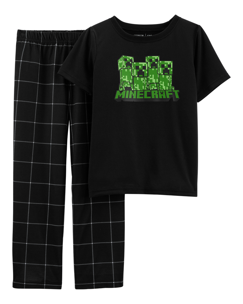 Kid 2-Piece Minecraft® Loose Fit Pajamas, image 1 of 3 slides