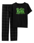 Kid 2-Piece Minecraft® Loose Fit Pajamas, image 1 of 3 slides