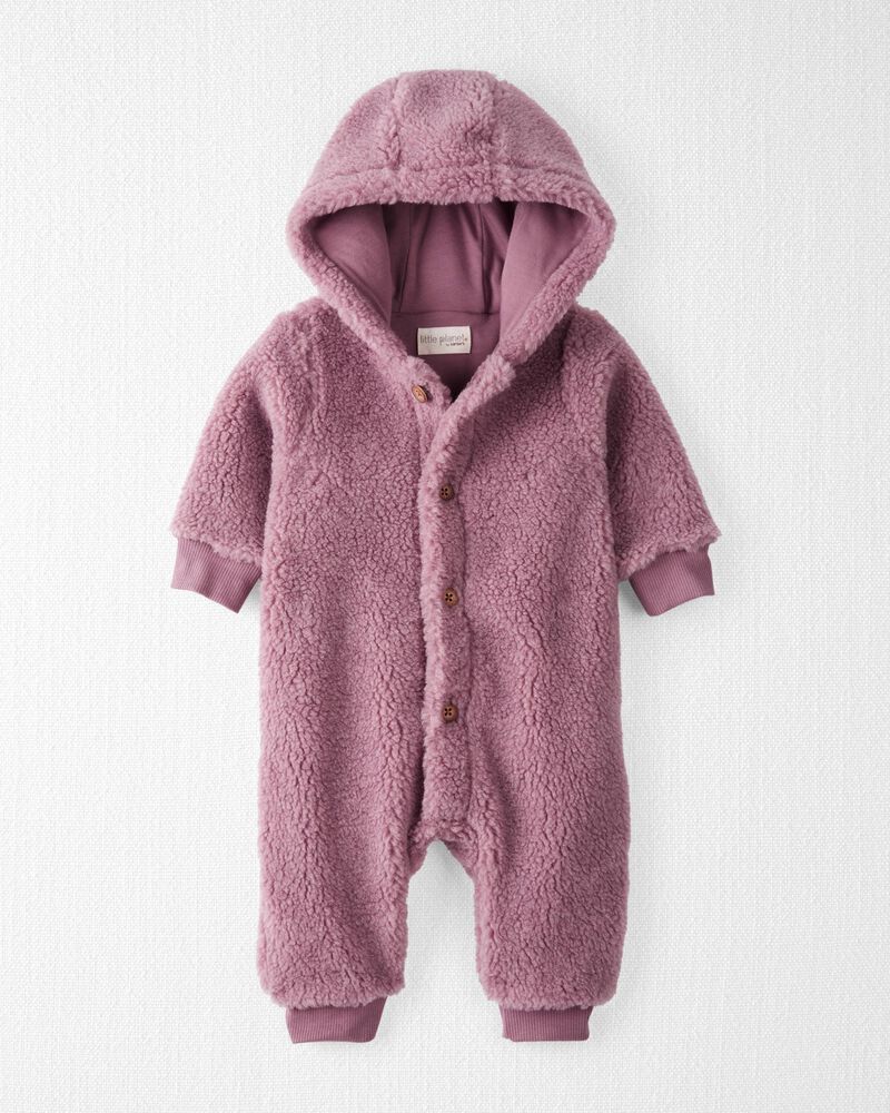 Baby Sherpa Jumpsuit Made with Recycled Materials, image 1 of 5 slides